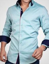 CLEARANCE SALE OF LIGHT GREEN DESIGNER SHIRT WITH 